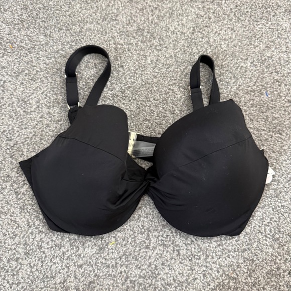 Victoria's Secret Other - Victoria's Secret Black Underwire Bikini Top Removable Push-Up‎ 40DD NEW
